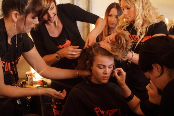 IMG_5884.JPG Saint Augustine Academy SS11/12 Backstage Rosemount Australian Fashion Week Mac Makeup Fudge Hair Photo by Reef Gaha