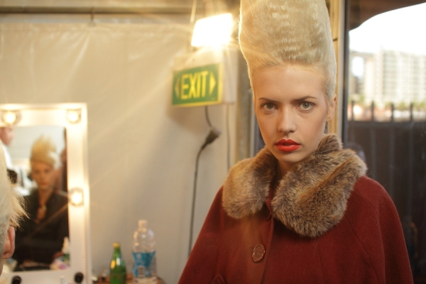 IMG_6538.JPG Backstage Bowie S/S 2011/12 Rosemount Australian Fashion Week Photo by Reef Gaha Hair by MoroccanOil