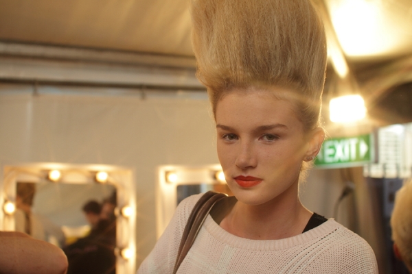 IMG_6546.JPG Backstage Bowie S/S 2011/12 Rosemount Australian Fashion Week Photo by Reef Gaha Hair by MoroccanOil
