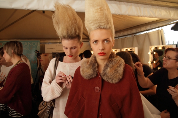IMG_6553.JPG Backstage Bowie S/S 2011/12 Rosemount Australian Fashion Week Photo by Reef Gaha Hair by MoroccanOil