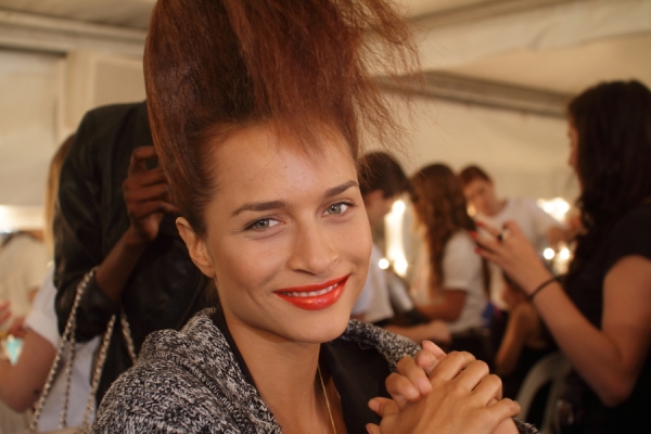 IMG_6613.JPG Backstage Bowie S/S 2011/12 Rosemount Australian Fashion Week Photo by Reef Gaha Hair by MoroccanOil