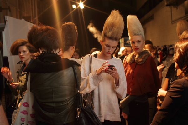 IMG_6654.JPG Backstage Bowie S/S 2011/12 Rosemount Australian Fashion Week Photo by Reef Gaha Hair by MoroccanOil