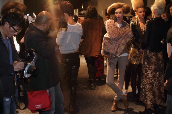 IMG_6676.JPG Backstage Bowie S/S 2011/12 Rosemount Australian Fashion Week Photo by Reef Gaha Hair by MoroccanOil